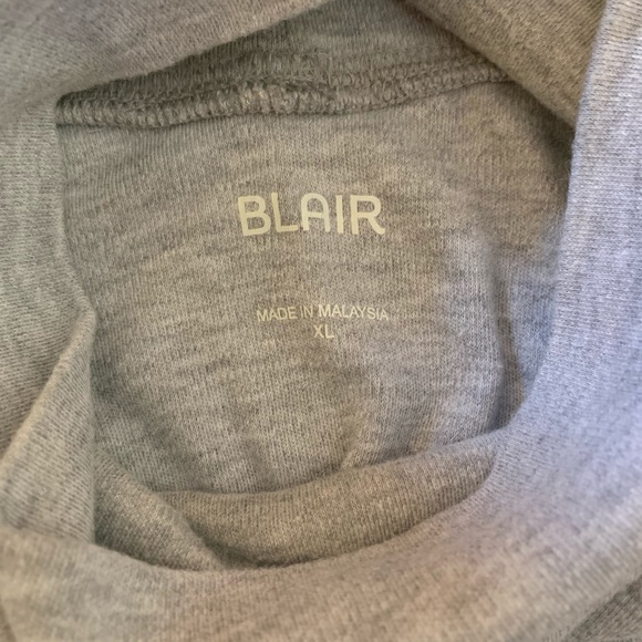Blair- Womens gray turtleneck blouse- Size: XL - Picture 6 of 8